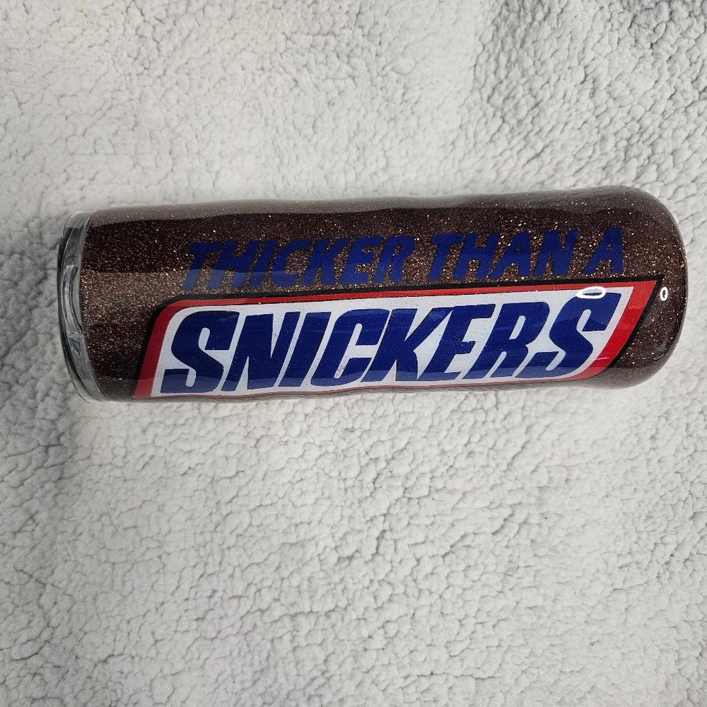 Thicker Than A Snicker 20 oz. Skinny Tumbler